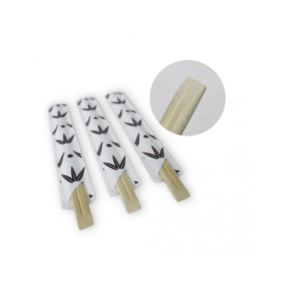 Pauzinhos de bambu para sushi 210 mm em pack de 100 unidades