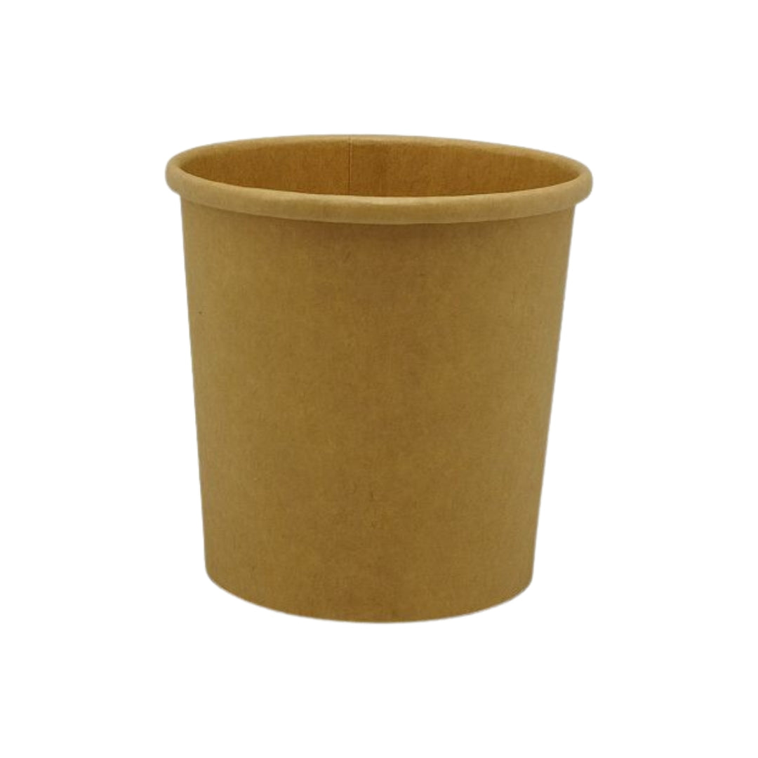 Sopeira de papel kraft 470 ml TECNOPACKING em pack de 25 unidades