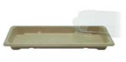 Embalagem para sushi 186×130×20 mm em OPS com tampa de vedação