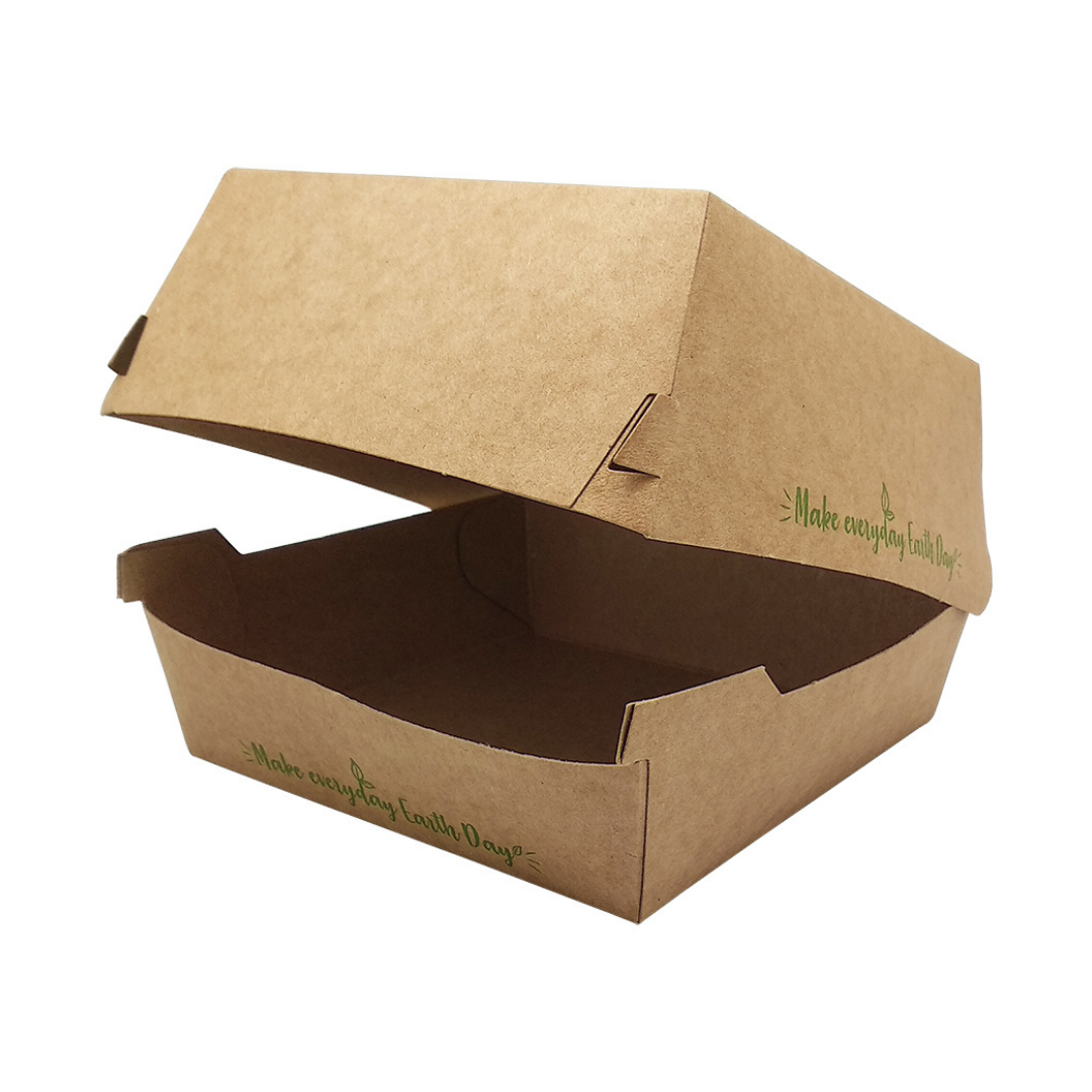 Caixa para hambúrguer 120×120×85 mm (500 ml) em pack de 25 unidades