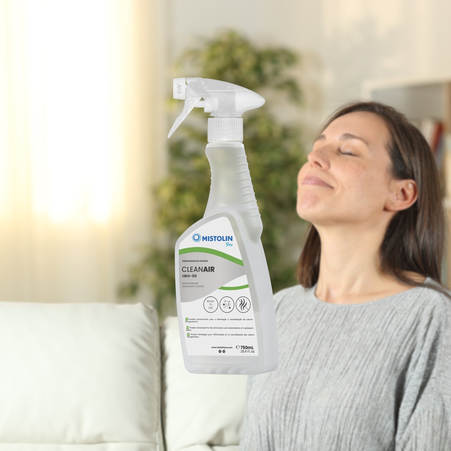 Cleanair HRO-50 Removedor Odores P.750ml | MISTOLIN PRO