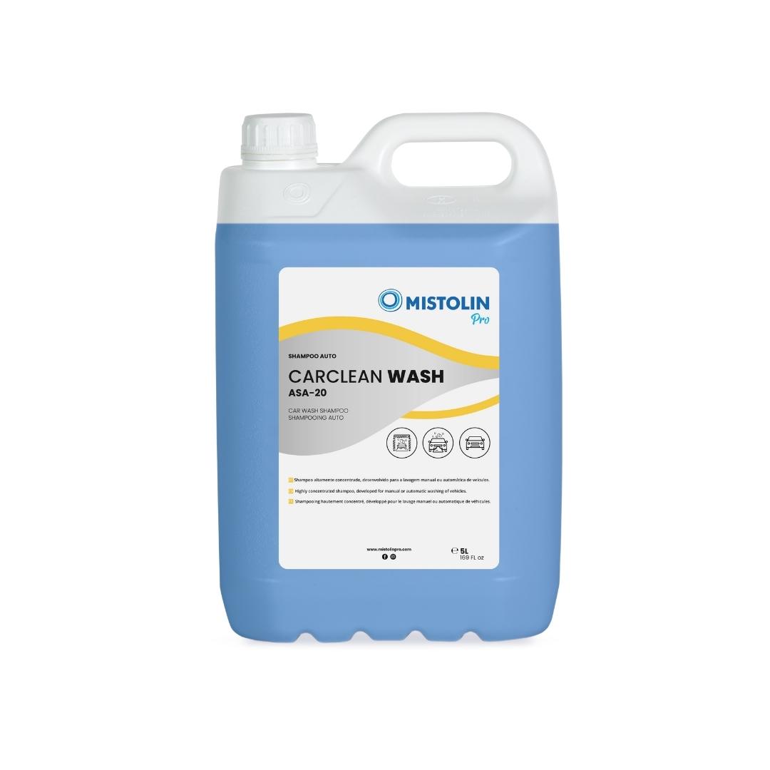 Carclean Wash ASA-20 Shampô Lavagem Manual 5LT | MISTOLIN PRO
