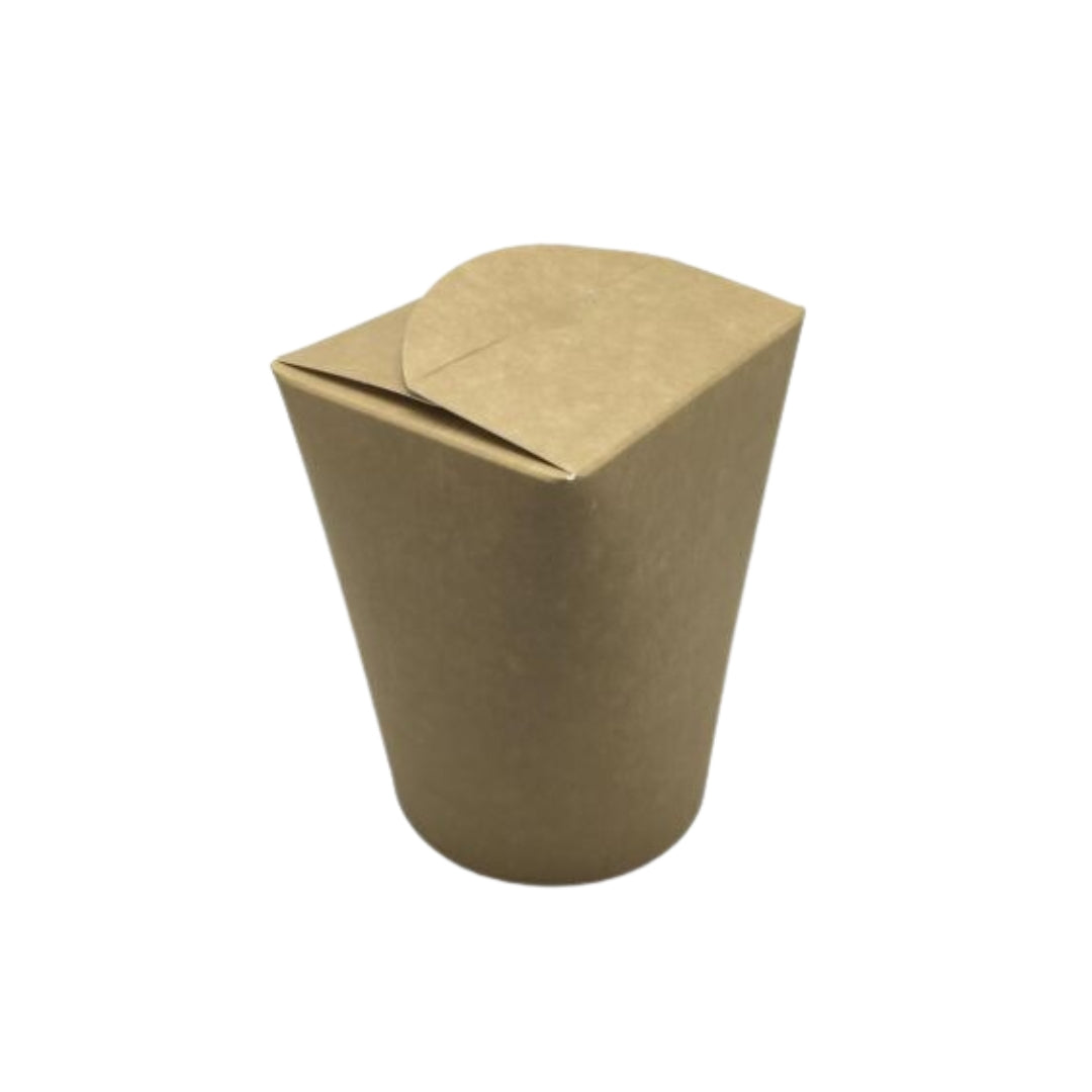 Embalagem de cartão Multifood com topo de dobra que fecha e liberta vapor