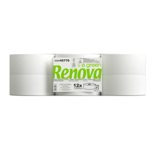 PAPEL HIGIENICO JUMBO GREEN 2F | 180MT [12R]