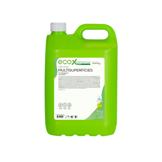 Embalagem frontal do detergente multisuperfícies Citro Pro 5 L