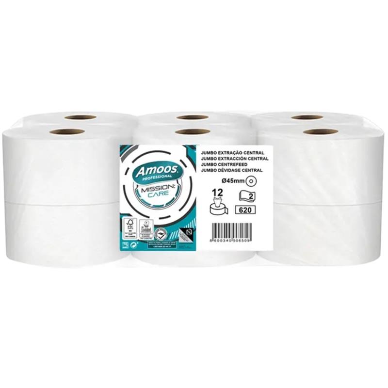 Papel Higiénico Industrial Extração Central Amoos - 180 Metros