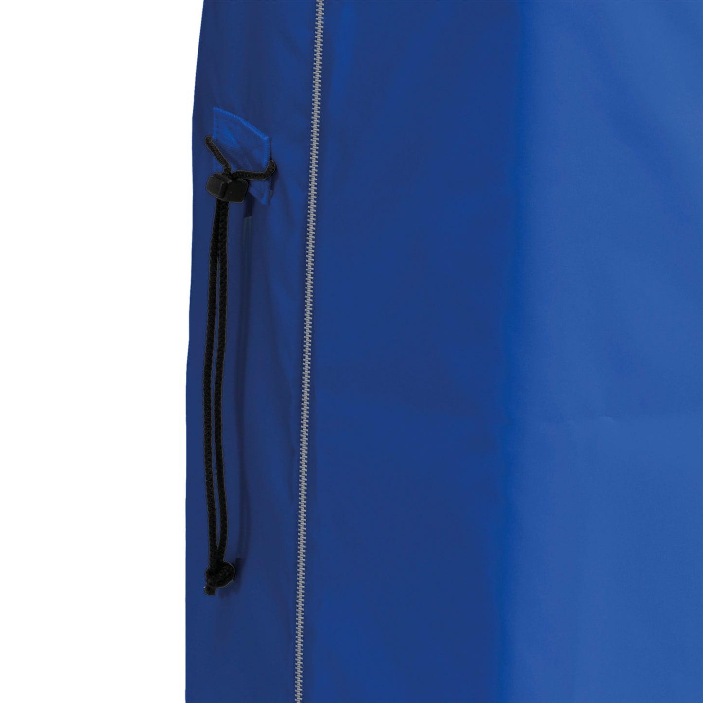 Saco lavandaria 70L, de poliéster azul com fecho de correr.   Ideal para para guardar os tradicionais sacos de nylon para uma maior discrição, fácil de limpar com esfregona húmida.
