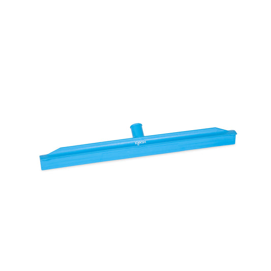 Rodo de uma peça em PP-TPE azul monobloco para área alimentar, ideal em superfícies lisas para limpá-las de água e resíduos líquidos. 55CM