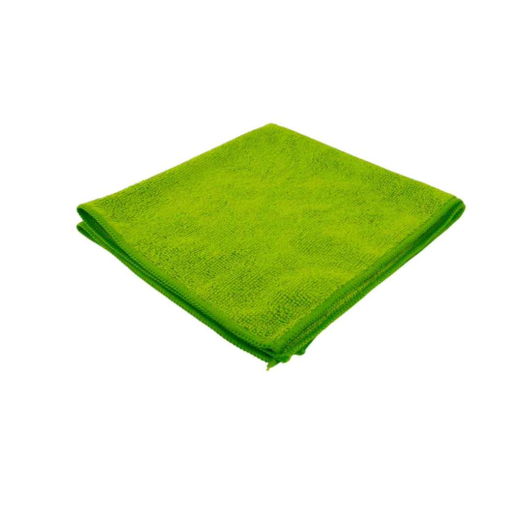 Pano de microfibra verde, ideal para qualquer tipo de sujeira e superfície. 37*40CM
