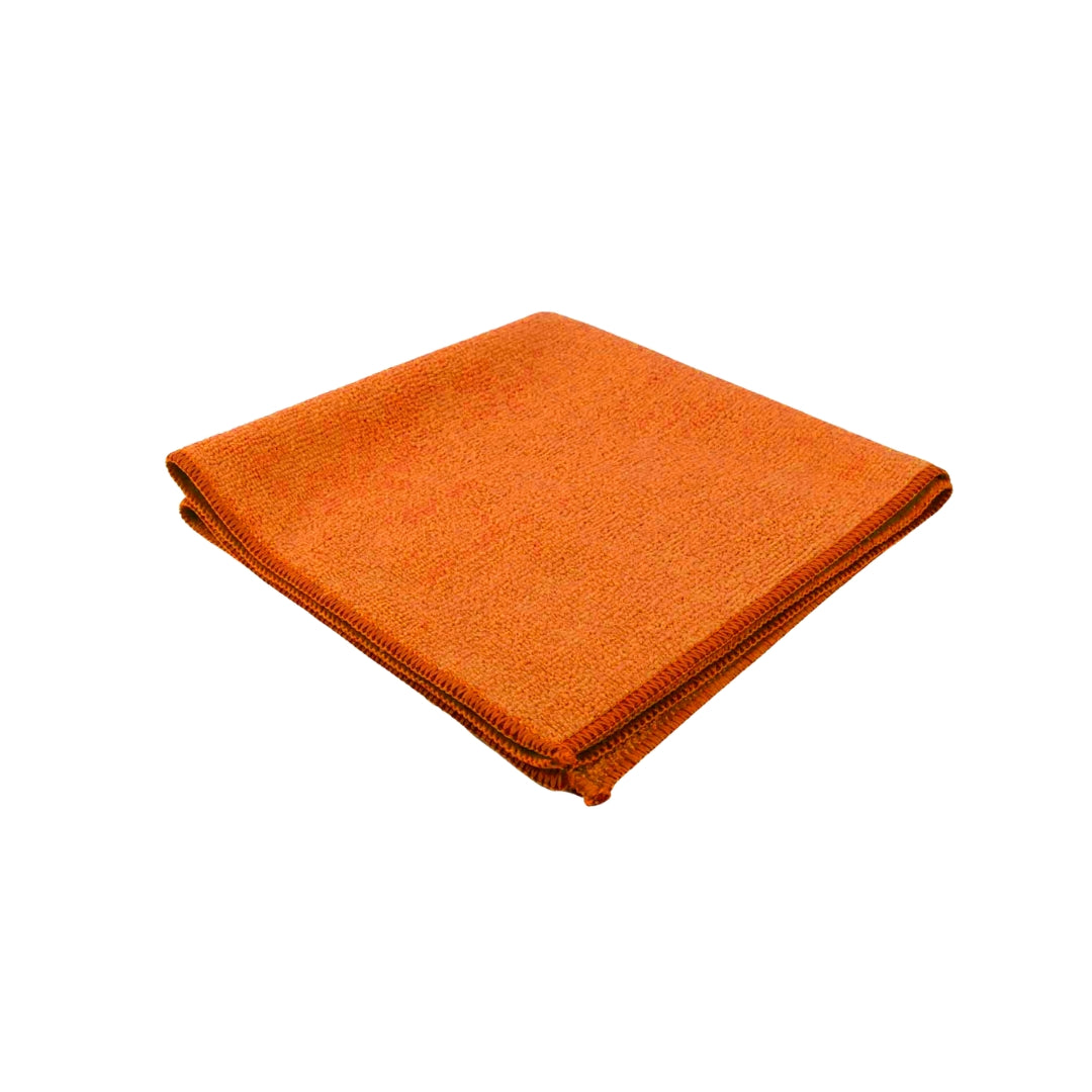 Pano de microfibra laranja, ideal para qualquer tipo de sujeira e superfície. 37*40CM