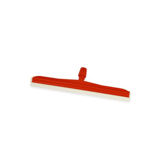Rodo de uma peça em PP-TPE vermelho monobloco para área alimentar, ideal em superfícies lisas para limpá-las de água e resíduos líquidos. 55CM